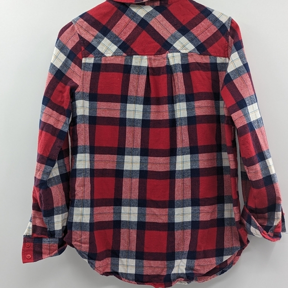 Arizona Red Blue and White Flannel, vintage - Picture 5 of 8